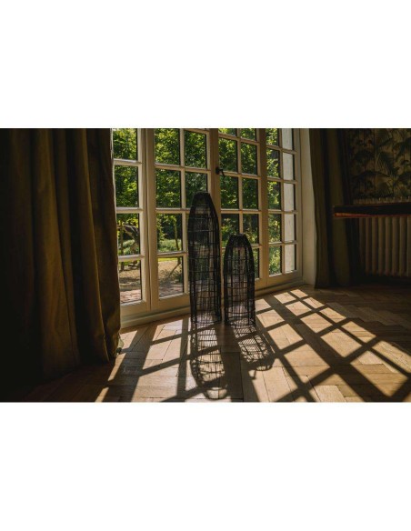 Pantalla de Lámpara de Techo Fish Trap Negra L - Bazar Bizar