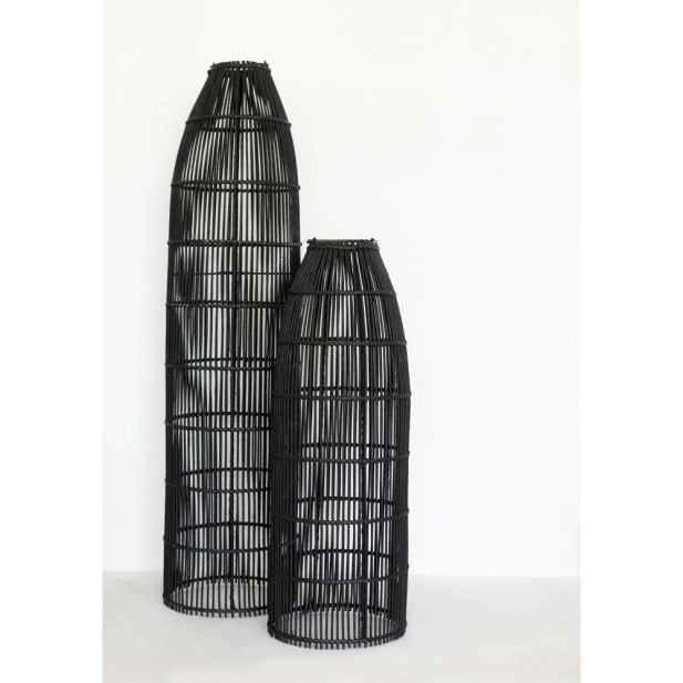 Pantalla de Lámpara de Techo Fish Trap Negra L - Bazar Bizar Pantalla de Lámpara de Techo Fish Trap Negra L - Bazar Bizar