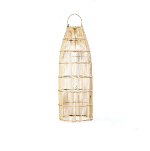 Pantalla de Lámpara de Techo Fish Trap - Natural - M - Bazar Bizar; BAYU003N-M-22x62. Bazar Bizar es una marca de decoración que ofrece productos hechos a mano y exclusivos