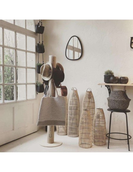 Pantalla de Lámpara de Techo Fish Trap Natural M - Bazar Bizar