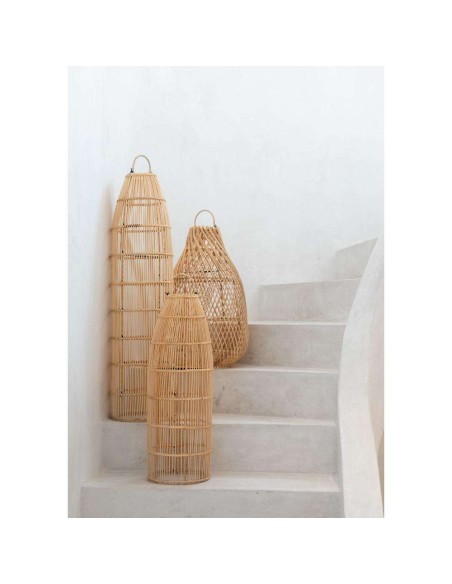 Pantalla de Lámpara de Techo Fish Trap Natural M - Bazar Bizar