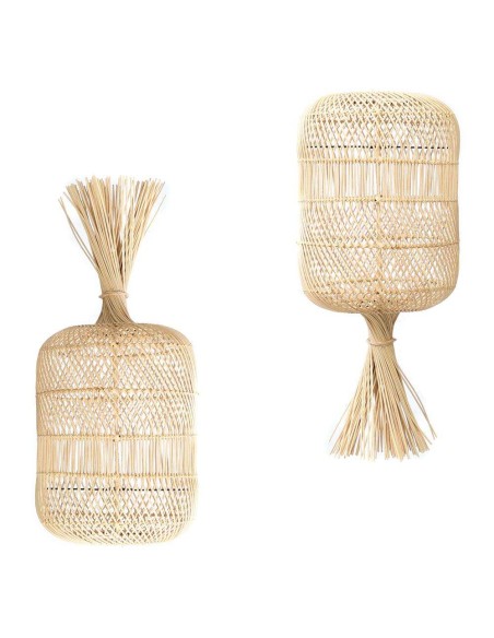 Pantalla de Lámpara de Techo Dumpling Natural L - Bazar Bizar