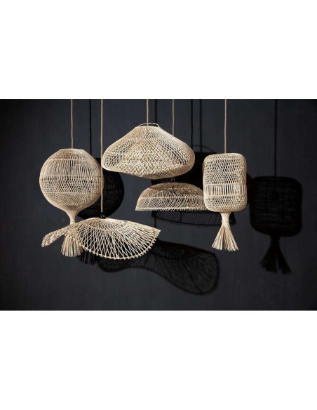 Pantalla de Lámpara de Techo Dumpling Natural M - Bazar Bizar