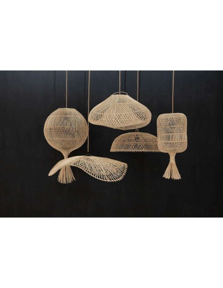 Pantalla de Lámpara de Techo Dumpling Natural S - Bazar Bizar