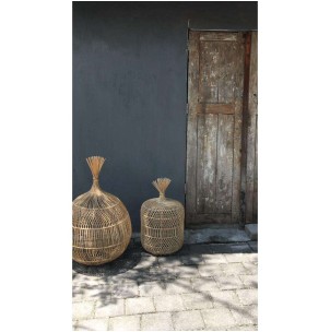 Pantalla de Lámpara de Techo Wonton Natural - Bazar Bizar 2