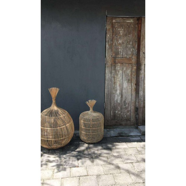 Pantalla de Lámpara de Techo Wonton Natural - Bazar Bizar Pantalla de Lámpara de Techo Wonton Natural - Bazar Bizar