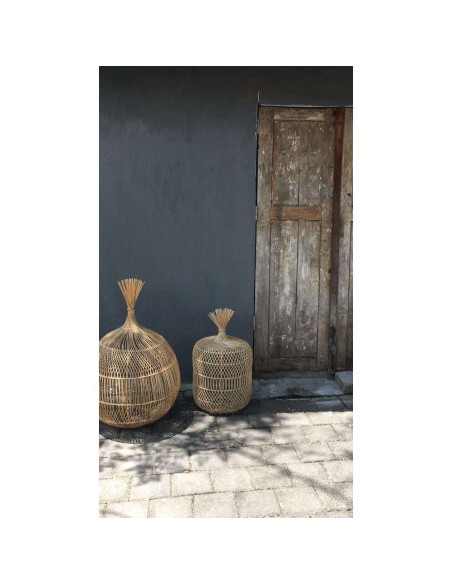 Pantalla de Lámpara de Techo Wonton Natural - Bazar Bizar