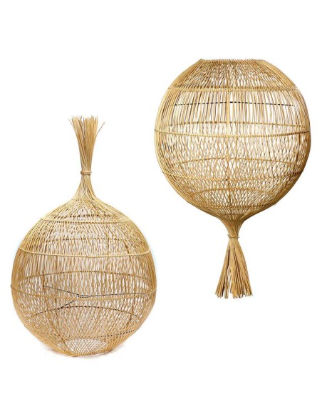 Pantalla de Lámpara de Techo Wonton Natural - Bazar Bizar