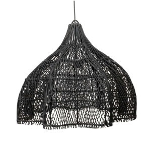 Pantalla de Lámpara de Techo Whipped Negro M - Bazar Bizar
