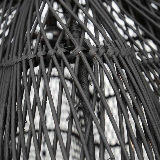 Pantalla de Lámpara de Techo Whipped Negro XL - Bazar Bizar Pantalla de Lámpara de Techo Whipped Negro XL - Bazar Bizar