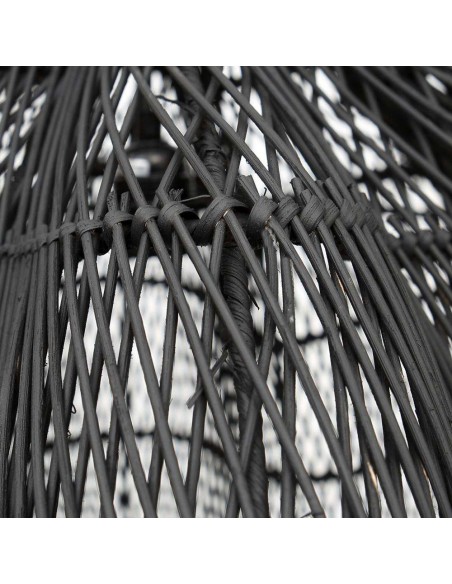 Pantalla de Lámpara de Techo Whipped Negro XL - Bazar Bizar