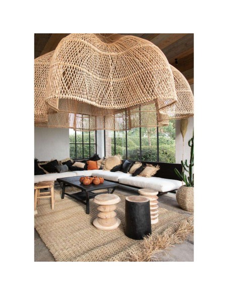 Pantalla de Lámpara de Techo Whipped Natural XL - Bazar Bizar