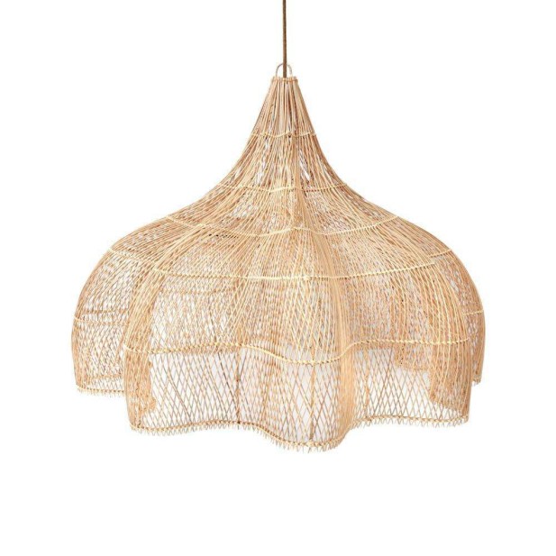 Pantalla de Lámpara de Techo Whipped Natural XXL - Bazar Bizar Pantalla de Lámpara de Techo Whipped Natural XXL - Bazar Bizar