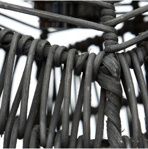 Pantalla de Lámpara de Techo Bala Negro S - Bazar Bizar 2