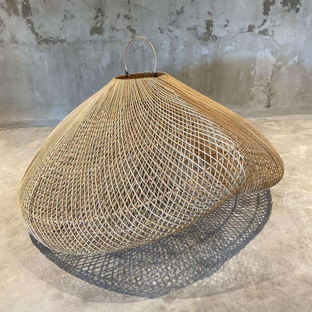 Pantalla de Lámpara de Techo Cloud Natural M - Bazar Bizar Pantalla de Lámpara de Techo Cloud Natural M - Bazar Bizar