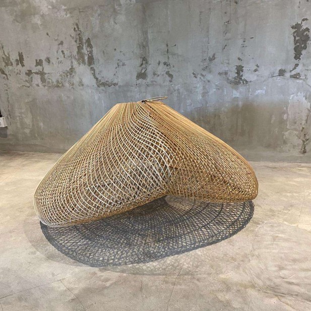 Pantalla de Lámpara de Techo Cloud Natural M - Bazar Bizar Pantalla de Lámpara de Techo Cloud Natural M - Bazar Bizar