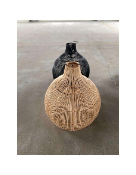 Pantalla de Lámpara de Techo Lobster Trap Natural - Bazar Bizar