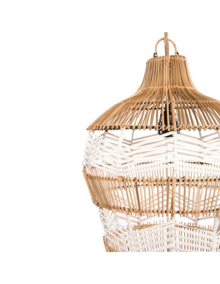 Pantalla de Lámpara de Techo Vase Blanco Natural  M - Bazar Bizar