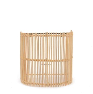Pantalla de Aplique Gigi - Natural - S - Bazar Bizar; BAYU030N-S-20x25. Bazar Bizar es una marca de decoración que ofrece productos hechos a mano y exclusivos