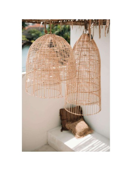 Pantalla de Lámpara de Techo Amalfi Natural M - Bazar Bizar