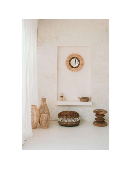 Pantalla Lámpara Techo Flacon Natural L Bazar Bizar BAYU042N-L-35x70