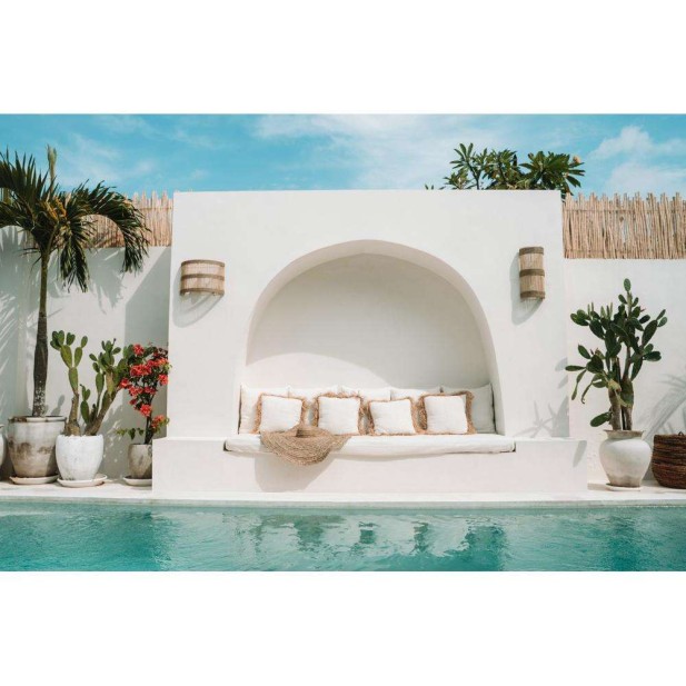 Pantalla de Aplique Jalal Natural M - Bazar Bizar