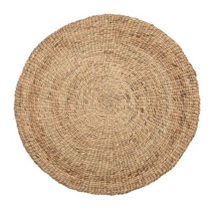 Alfombra Water Hyacinth Natural Ø150cm - Bazar Bizar; VIVT023N-150. Bazar Bizar es una marca de decoración que ofrece productos hechos a mano y exclusivos