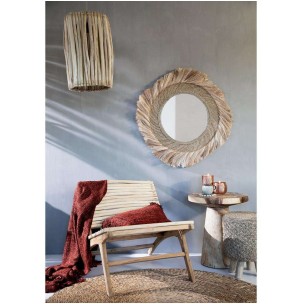 Alfombra Water Hyacinth Natural 150cm - Bazar Bizar 2