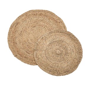 Alfombra Water Hyacinth Natural Ø200cm - Bazar Bizar 2