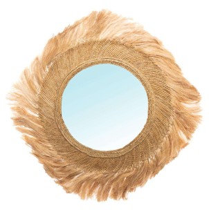 Espejo Capri - Natural - L - Bazar Bizar; JAPA026N-L-85. Bazar Bizar es una marca de decoración que ofrece productos hechos a mano y exclusivos
