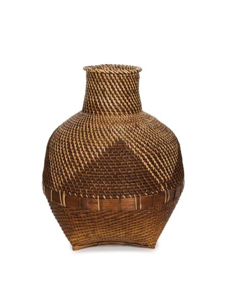 Jarrón Colonial Marrón Natural - Bazar Bizar