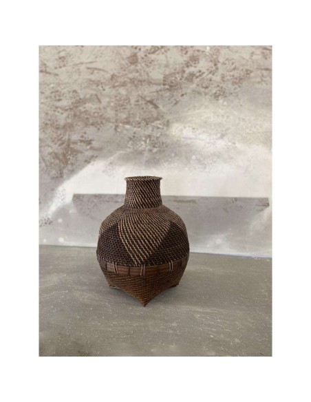 Jarrón Colonial Marrón Natural - Bazar Bizar