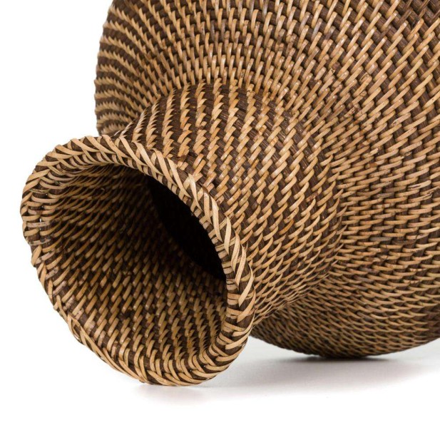 Jarrón Colonial Marrón Natural - Bazar Bizar