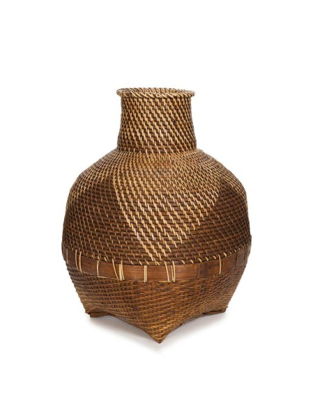 Jarrón Colonial Marrón Natural - Bazar Bizar