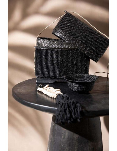 Mesa Auxiliar Timber Conic - Negro - 50 - Bazar Bizar