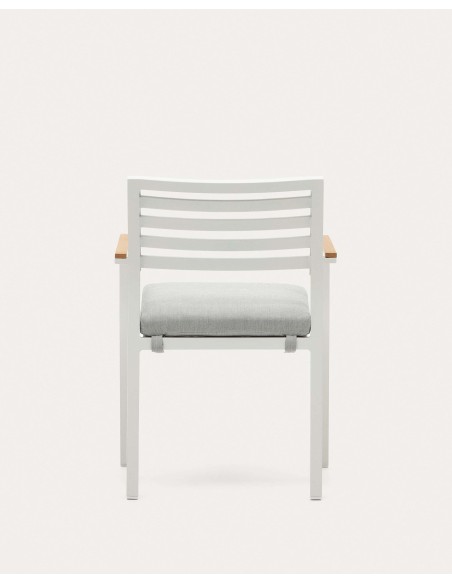 Silla de exterior Bona aluminio blanco - Kave Home - J0600031NN05