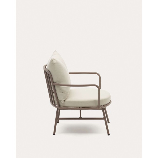 Sillón Bramant de acero con acabado malva - Kave Home - J1700032RR10