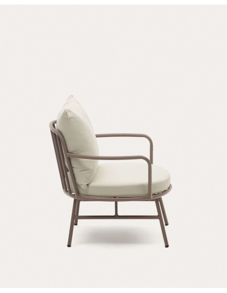 Sillón Bramant de acero con acabado malva - Kave Home - J1700032RR10