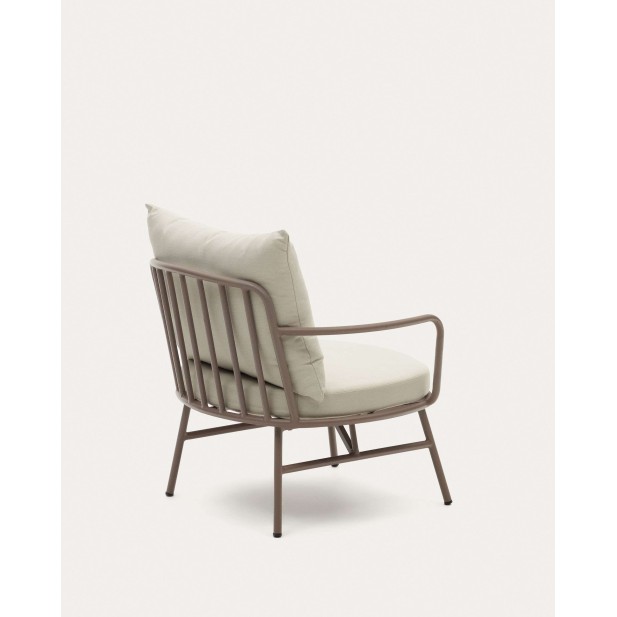 Sillón Bramant de acero con acabado malva - Kave Home - J1700032RR10