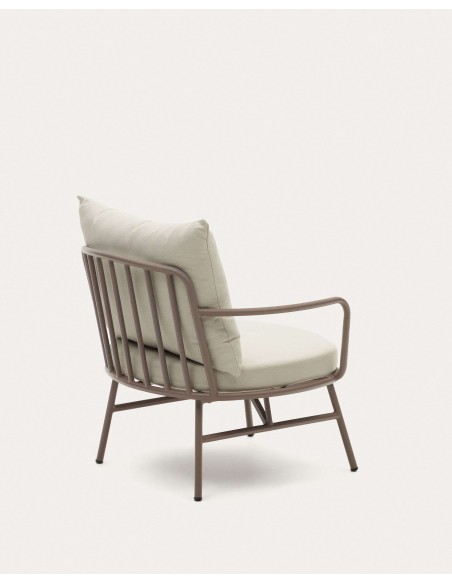 Sillón Bramant de acero con acabado malva - Kave Home - J1700032RR10