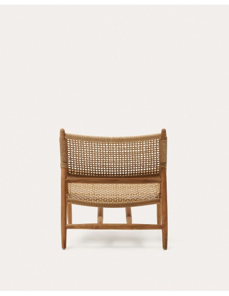 Sillón Codolar de madera maciza de teca - Kave Home