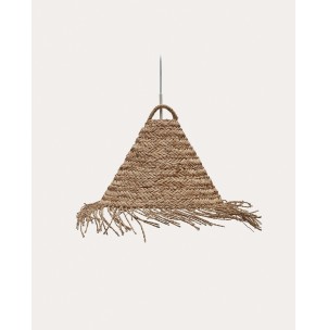 Pantalla para lámpara de techo Fonteta fibras naturales con acabado natural Ø 40 cm Kave Home - L06000016FN46. Muebles y decoración de diseño con personalidad