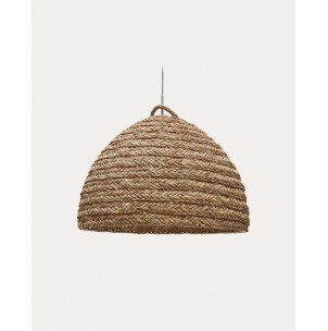 Pantalla para lámpara de techo Fonteta de fibras naturales con acabado natural Ø 60 cm Kave Home L06000017FN46. Muebles y decoración de diseño con personalidad