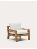 Sillón Forcanera madera maciza de teca - Kave Home