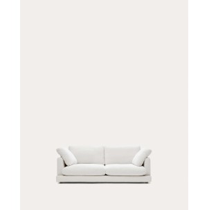 Sofá Gala 3 plazas blanco 210 cm - Kave Home - S821_30_SE05. Muebles y decoración de diseño para casas con personalidad