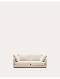 Sofá Gala 3 plazas beige 210 cm - Kave Home