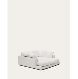 Sofá Gala 3 plazas con doble chaise longue blanco 210 cm - Kave Home - S821_42_SE05. Muebles y decoración de diseño para casas con personalidad