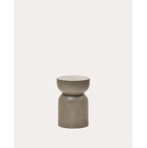 Mesa auxiliar redonda Garbet de cemento Ø 32 cm - Kave Home - J2200014PR03. Muebles y decoración de diseño para casas con personalidad