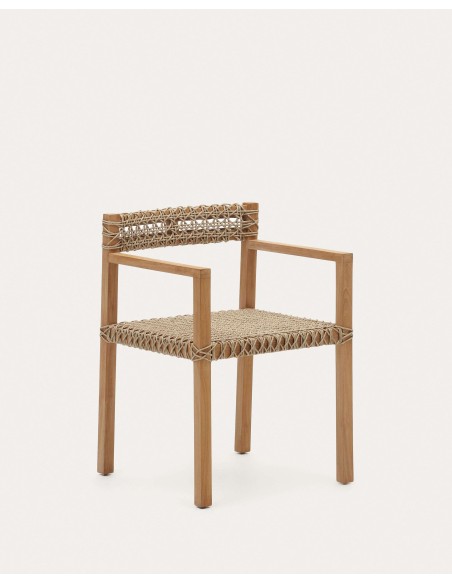 Silla Giverola de madera maciza de teca - Kave Home - J0600039MM46