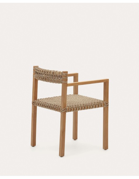 Silla Giverola de madera maciza de teca - Kave Home - J0600039MM46